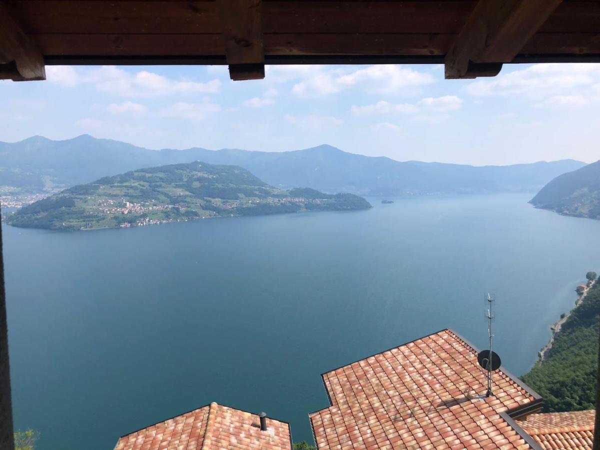 La Villetta In Residence Con Piscina E Vista Lago Parzanica Eksteriør bilde